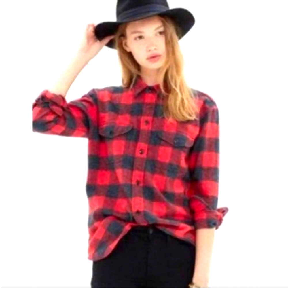 Madewell Buffalo Plaid Cotton Shirt